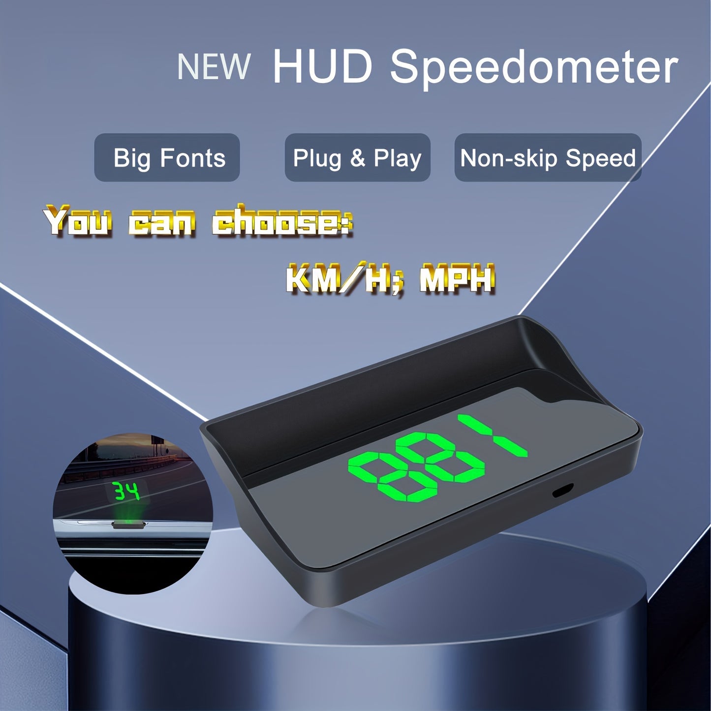 Head Up Display Speedometer